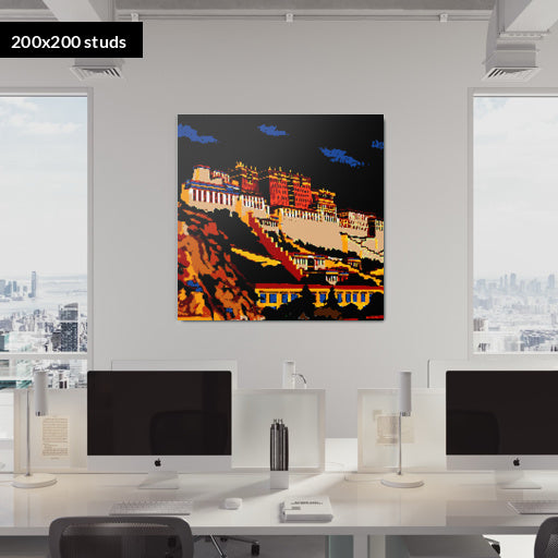 200*200studs, 160*160cm, 63*63inch
