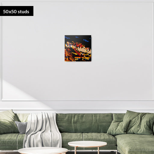50*50studs, 40*40cm, 15,75*15,75inch