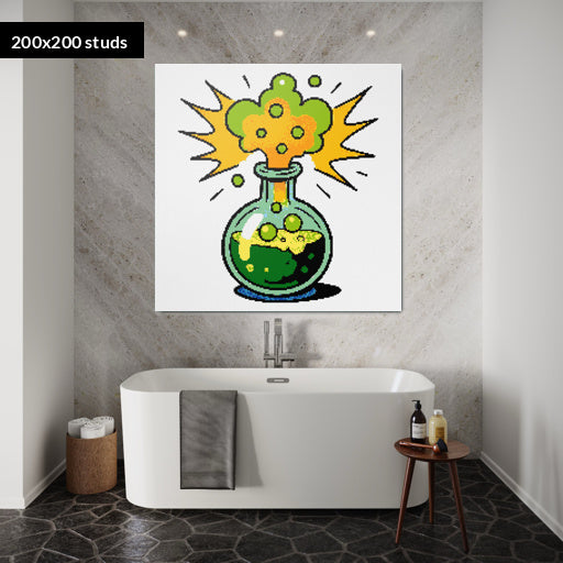 200*200studs, 160*160cm, 63*63inch