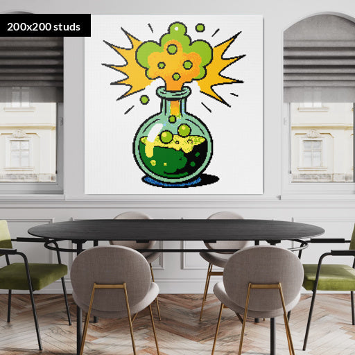 200*200studs, 160*160cm, 63*63inch