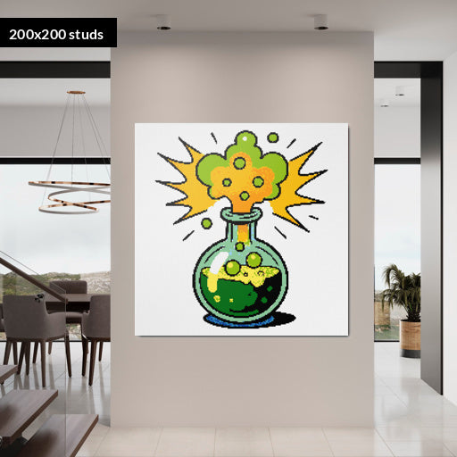 200*200studs, 160*160cm, 63*63inch