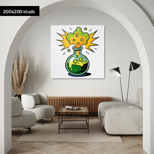 200*200studs, 160*160cm, 63*63inch