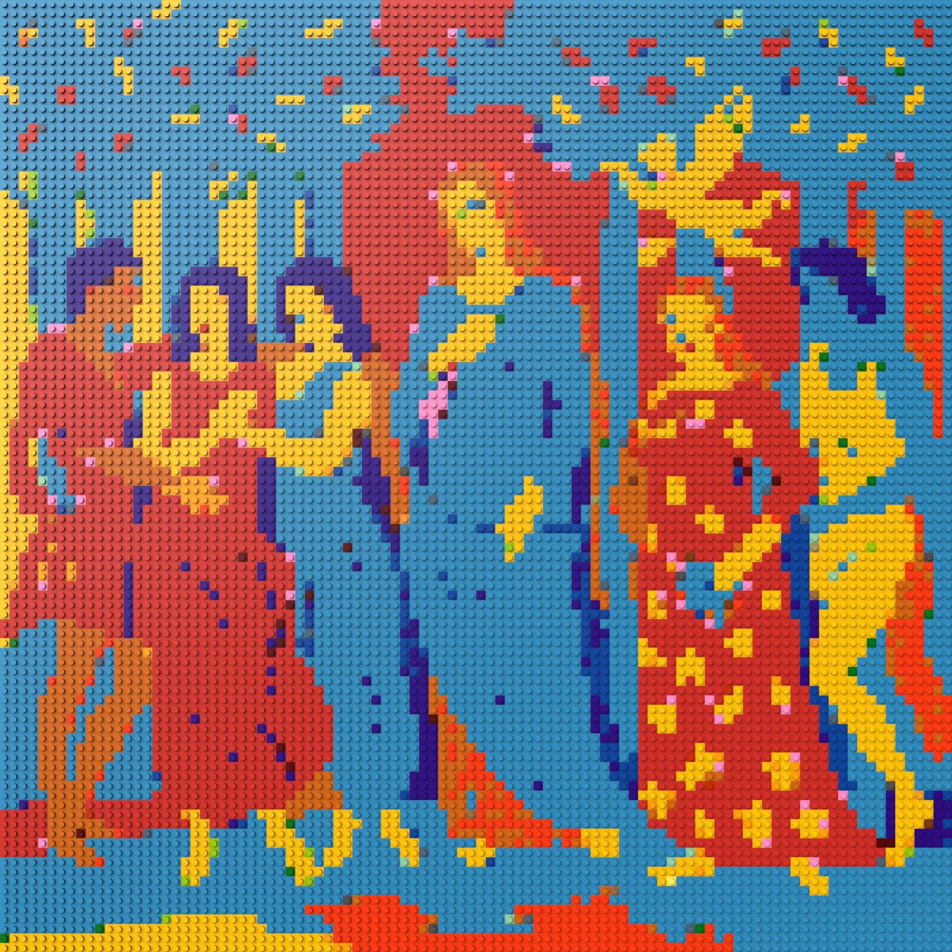 100*100studs, 80*80cm, 31,5*31,5inch