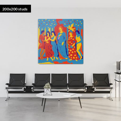 200*200studs, 160*160cm, 63*63inch