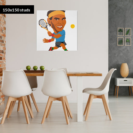 150*150studs, 120*120cm, 47,25*47,25inch