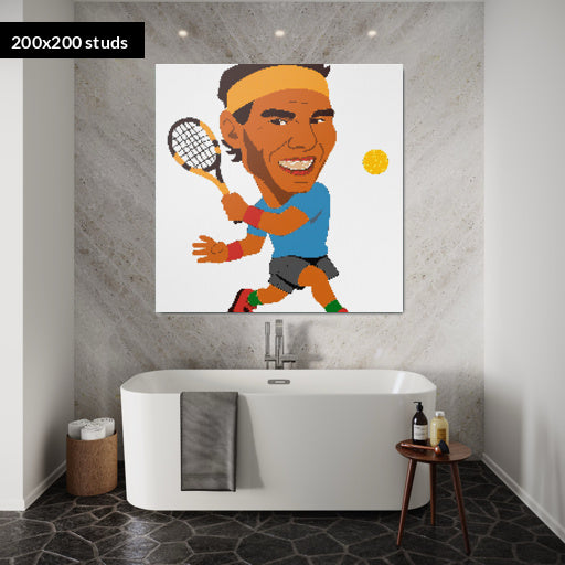 200*200studs, 160*160cm, 63*63inch