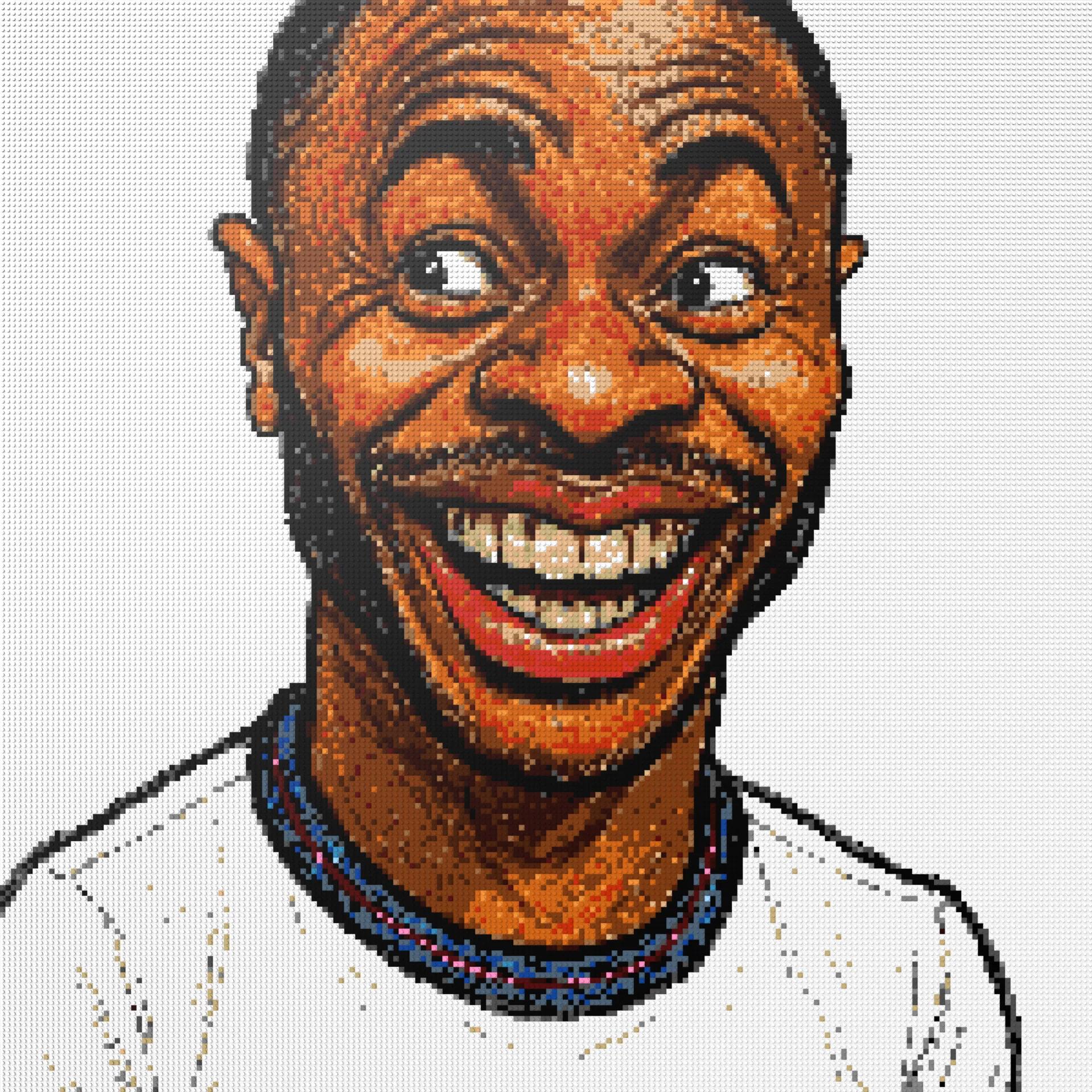 200*200studs, 160*160cm, 63*63inch