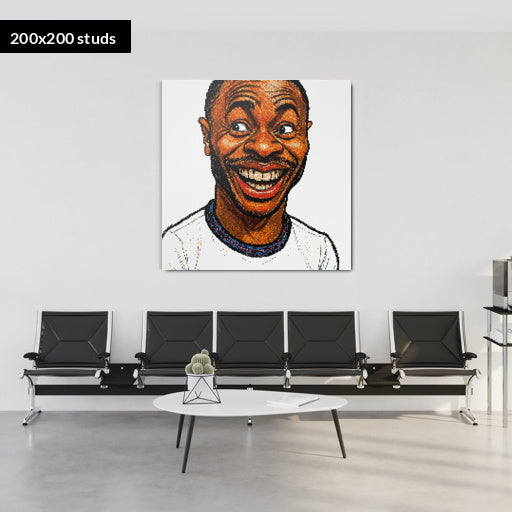 200*200studs, 160*160cm, 63*63inch