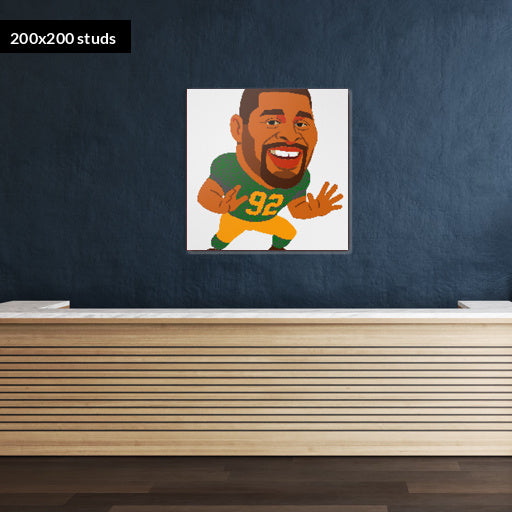200*200studs, 160*160cm, 63*63inch