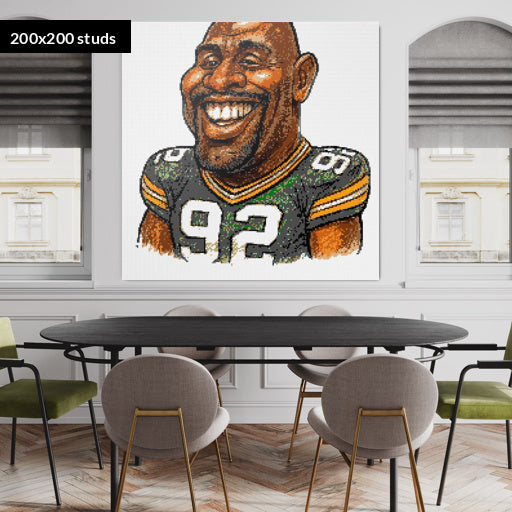 200*200studs, 160*160cm, 63*63inch