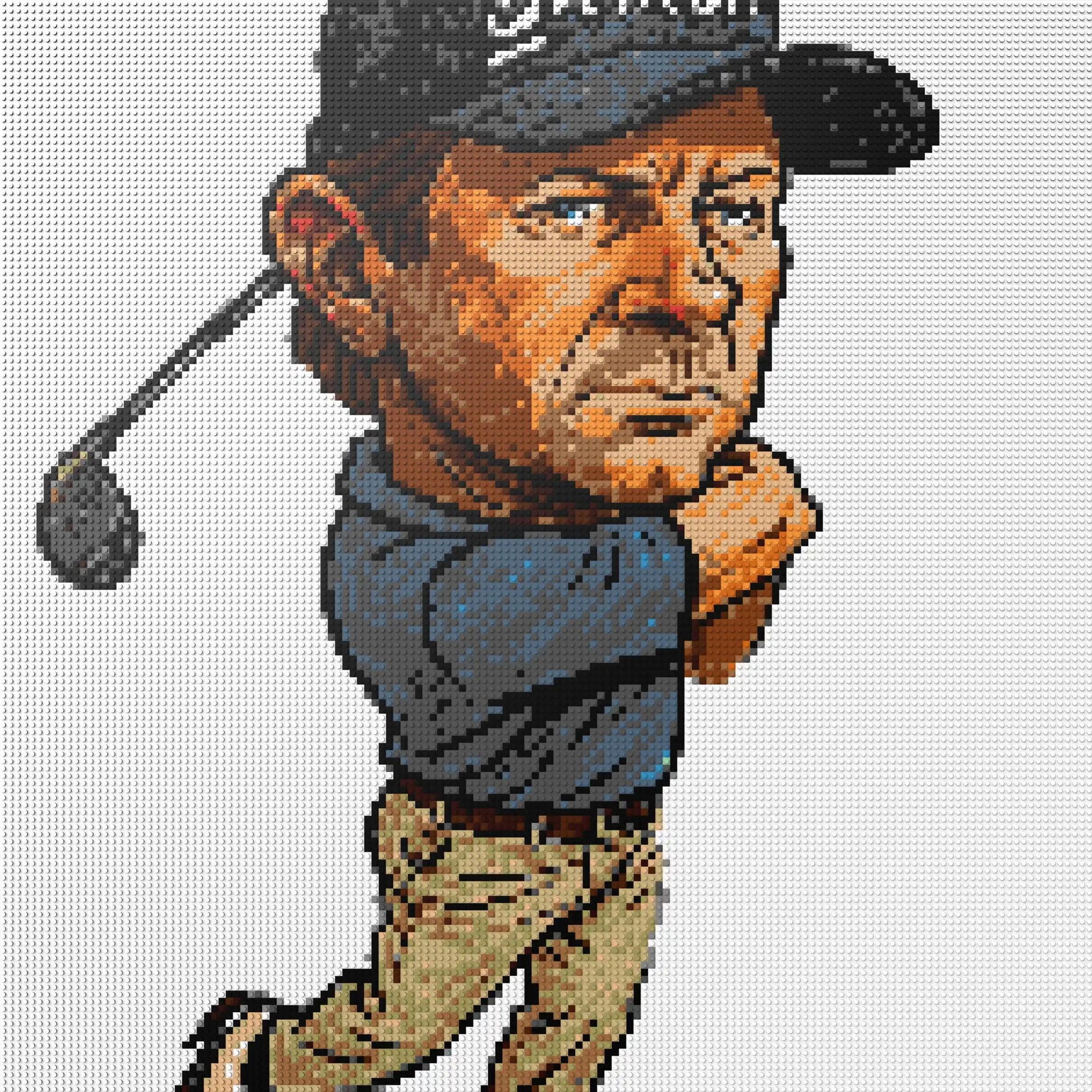 150*150studs, 120*120cm, 47,25*47,25inch