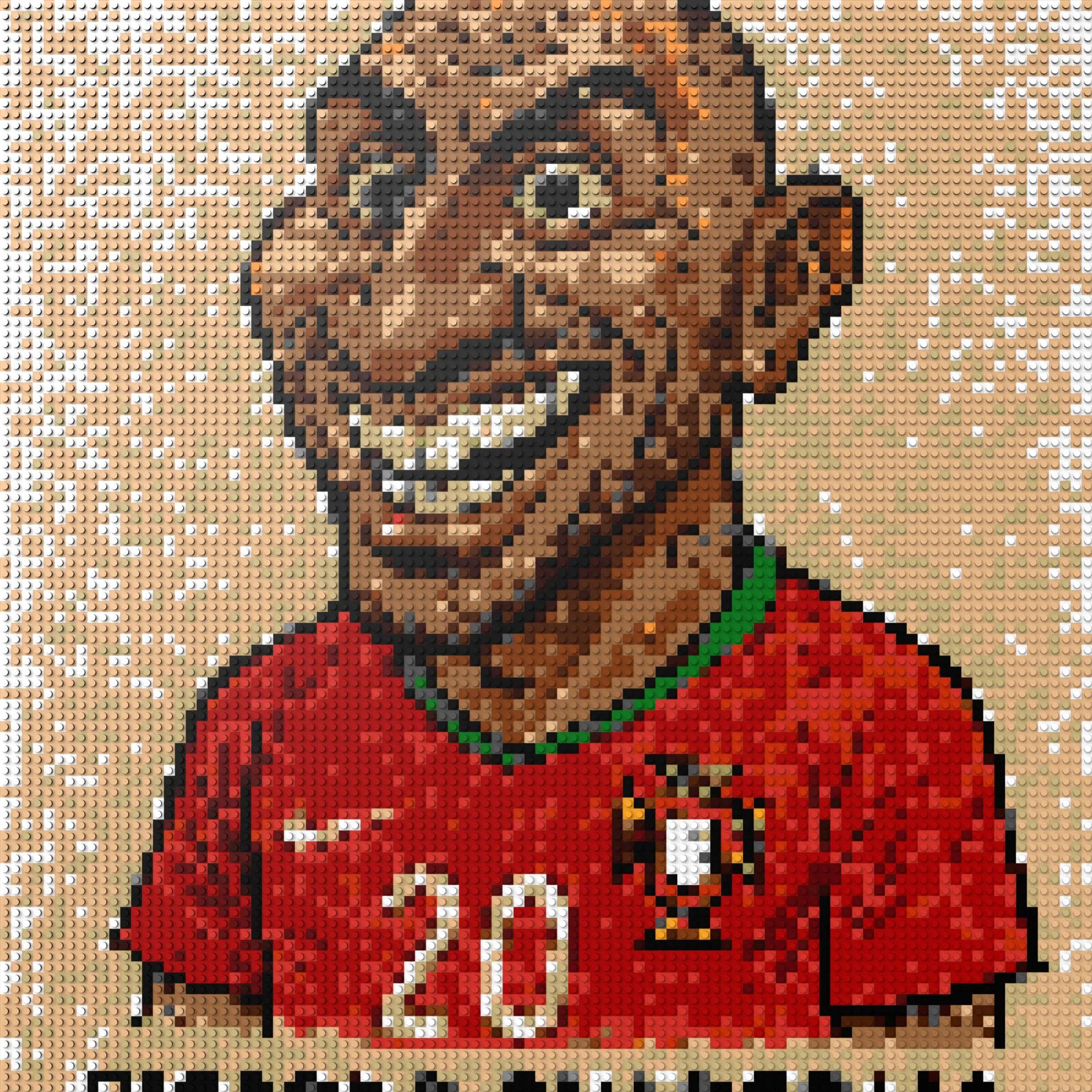 100*100studs, 80*80cm, 31,5*31,5inch