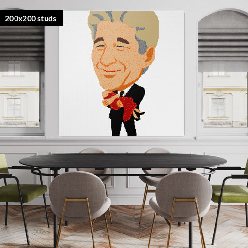 200*200studs, 160*160cm, 63*63inch