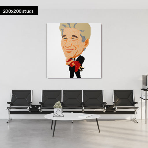 200*200studs, 160*160cm, 63*63inch