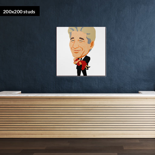 200*200studs, 160*160cm, 63*63inch