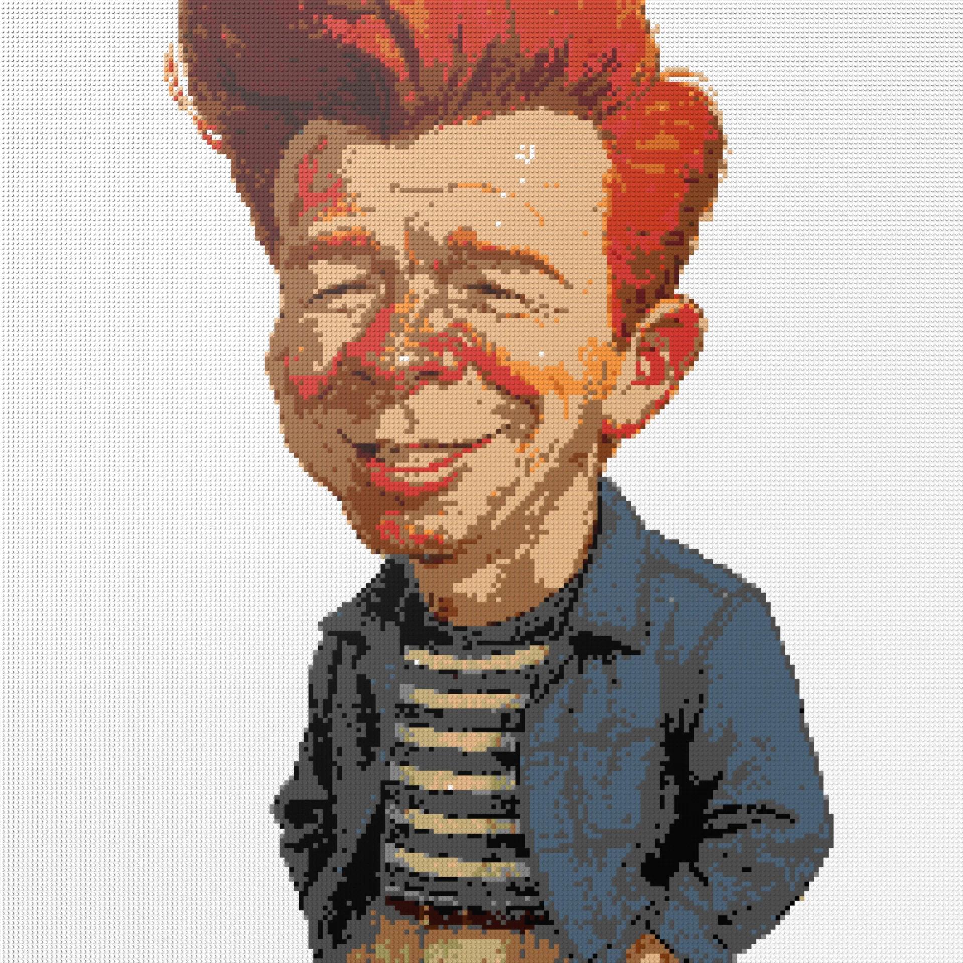 200*200studs, 160*160cm, 63*63inch