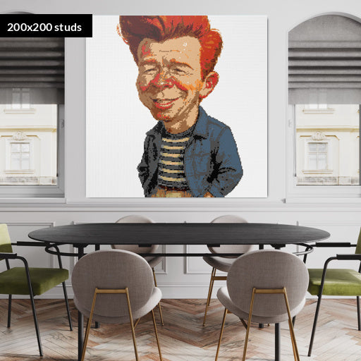 200*200studs, 160*160cm, 63*63inch