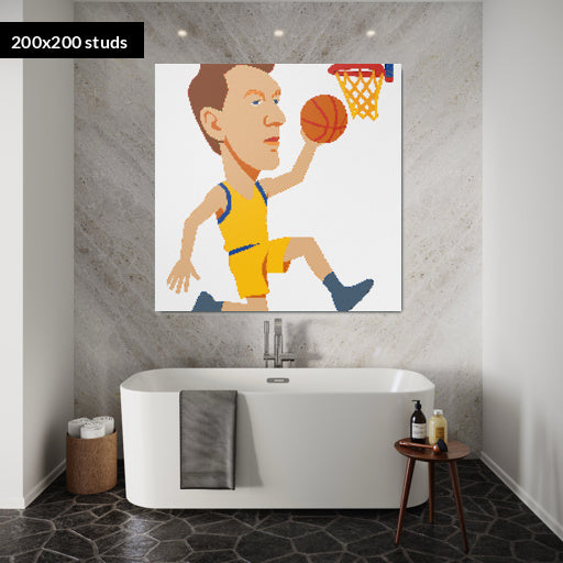 200*200studs, 160*160cm, 63*63inch