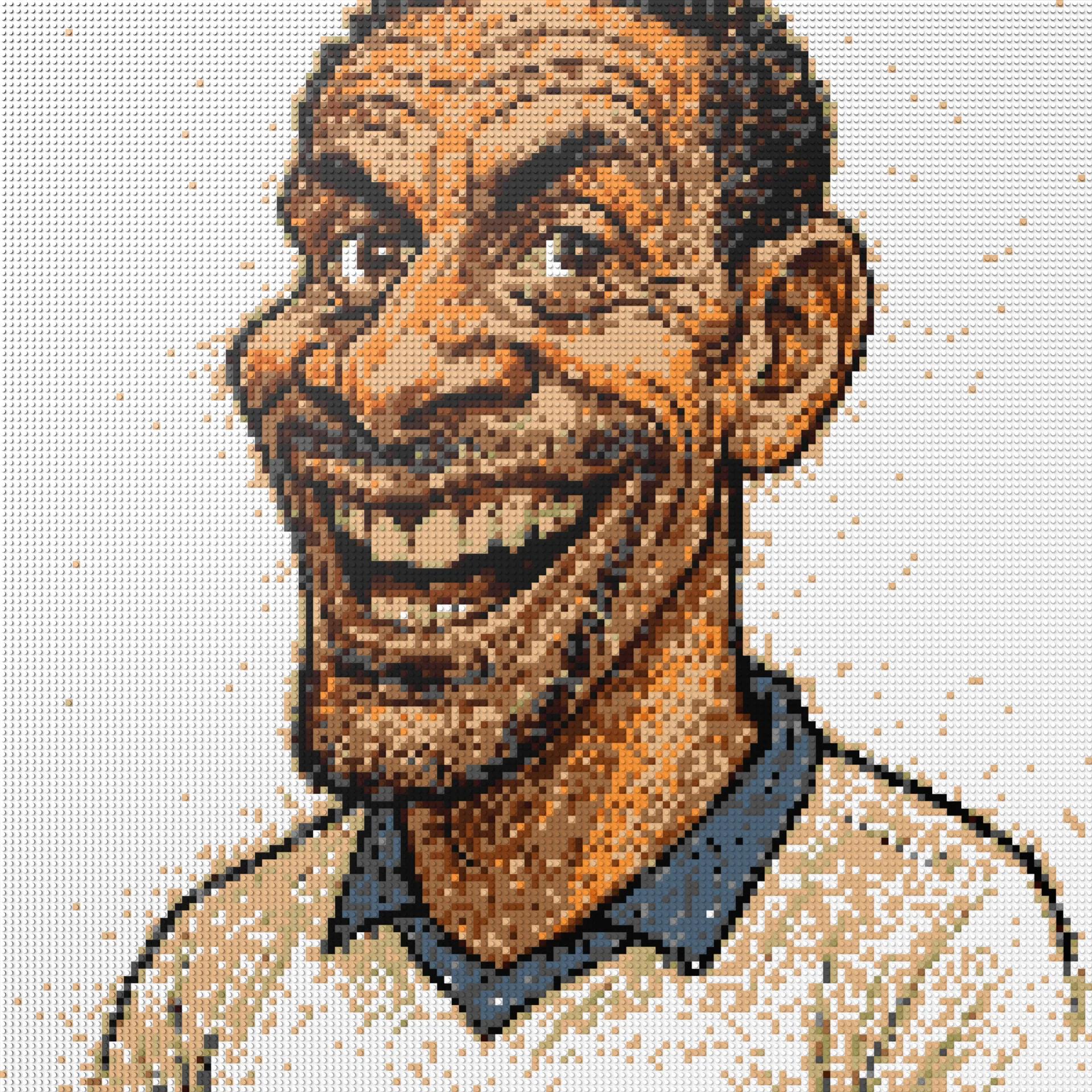 150*150studs, 120*120cm, 47,25*47,25inch