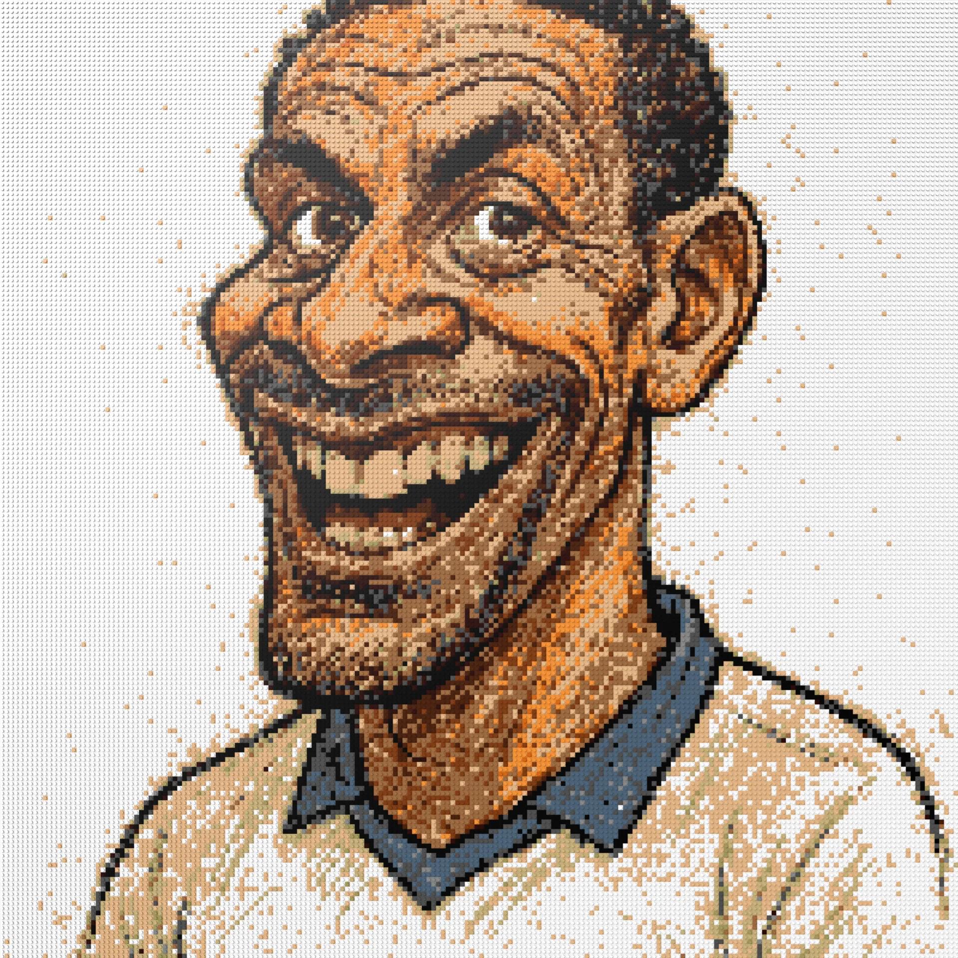 200*200studs, 160*160cm, 63*63inch