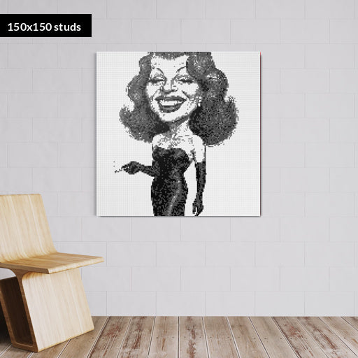 150*150studs, 120*120cm, 47,25*47,25inch