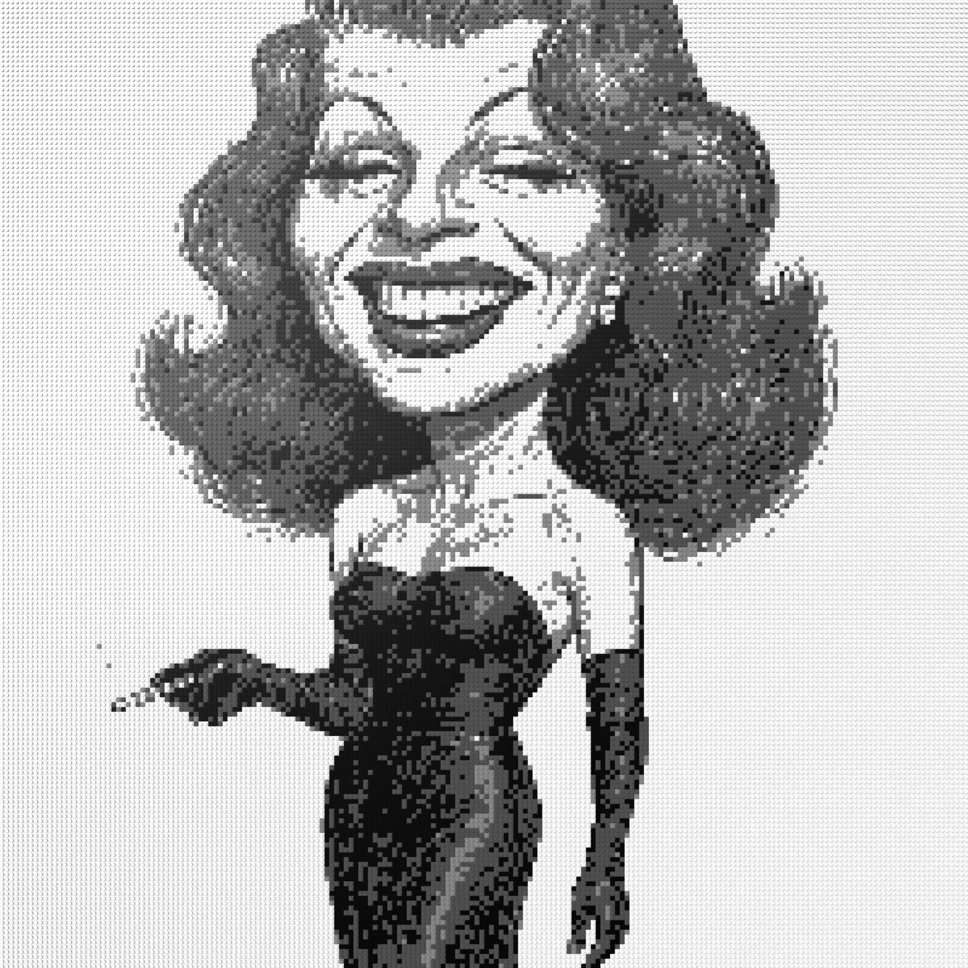 200*200studs, 160*160cm, 63*63inch