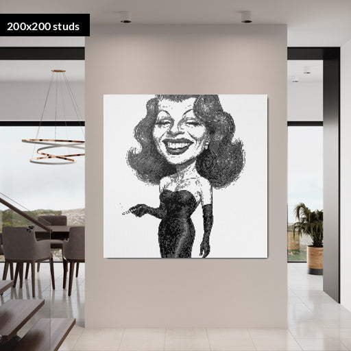 200*200studs, 160*160cm, 63*63inch