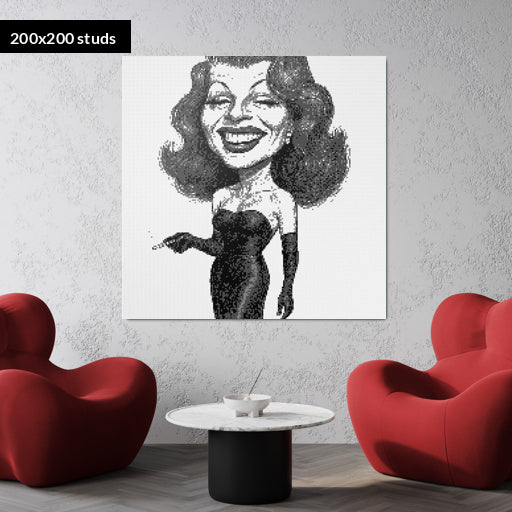 200*200studs, 160*160cm, 63*63inch