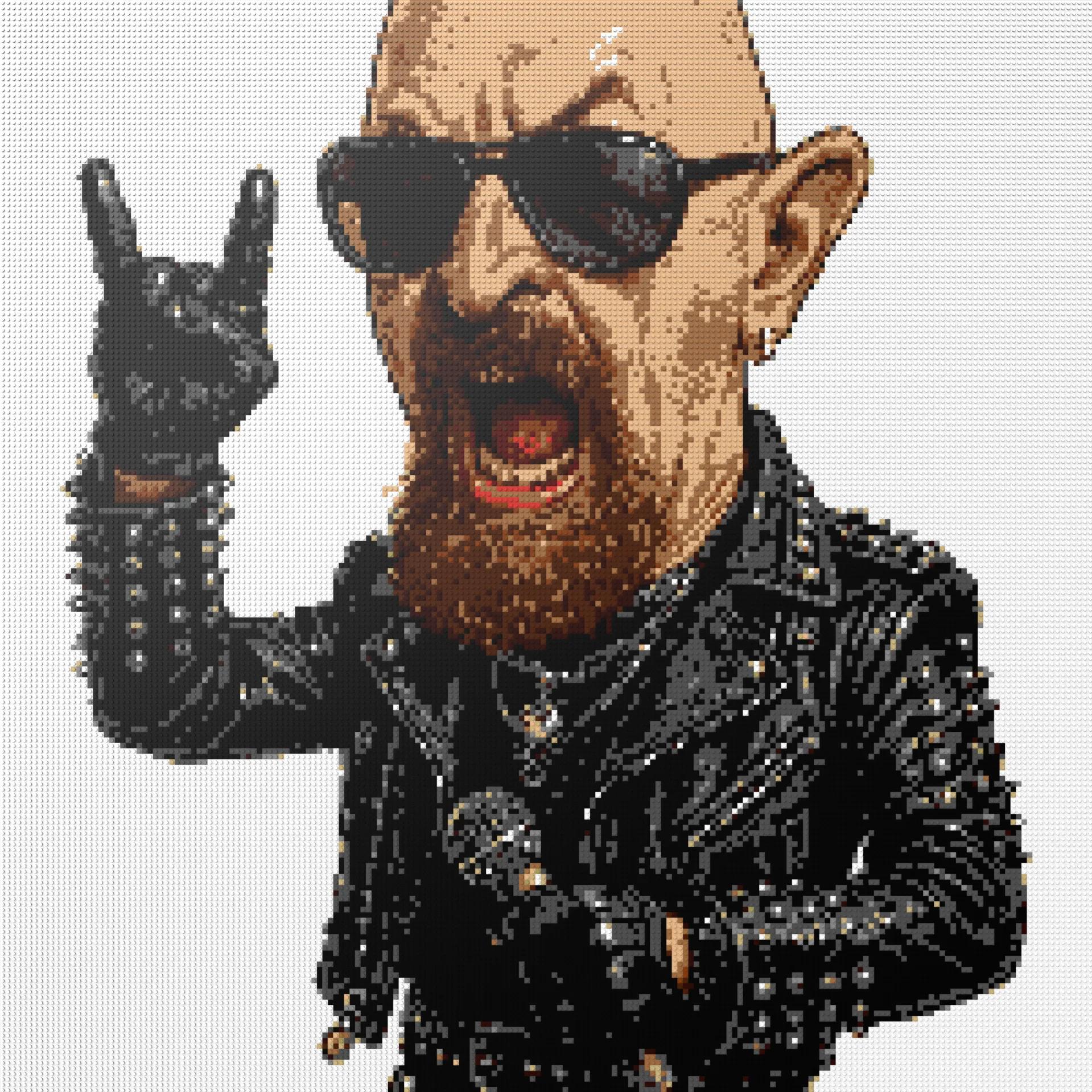 200*200studs, 160*160cm, 63*63inch