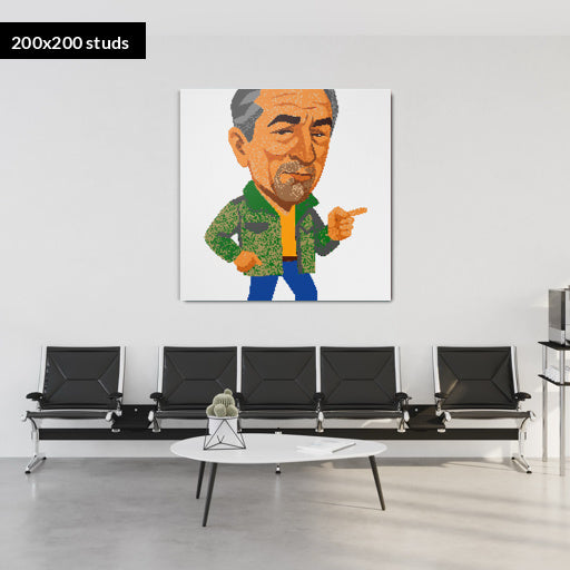 200*200studs, 160*160cm, 63*63inch