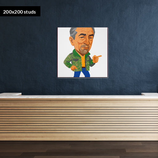 200*200studs, 160*160cm, 63*63inch