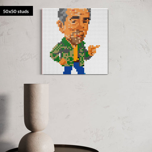 50*50studs, 40*40cm, 15,75*15,75inch
