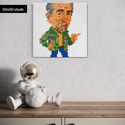 50*50studs, 40*40cm, 15,75*15,75inch
