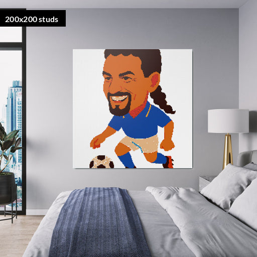 200*200studs, 160*160cm, 63*63inch