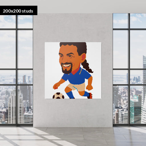 200*200studs, 160*160cm, 63*63inch