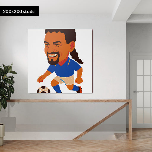 200*200studs, 160*160cm, 63*63inch