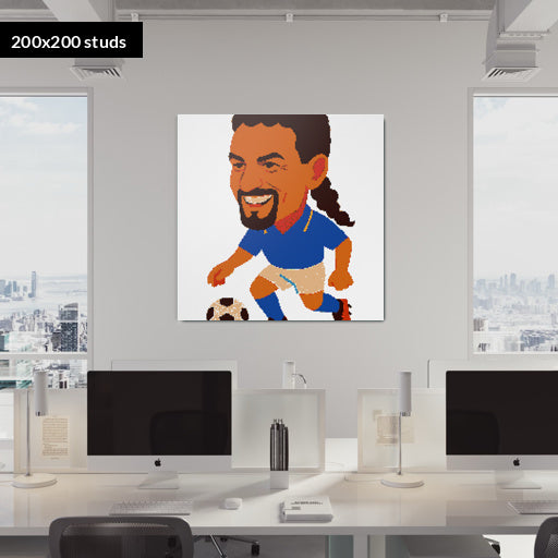 200*200studs, 160*160cm, 63*63inch