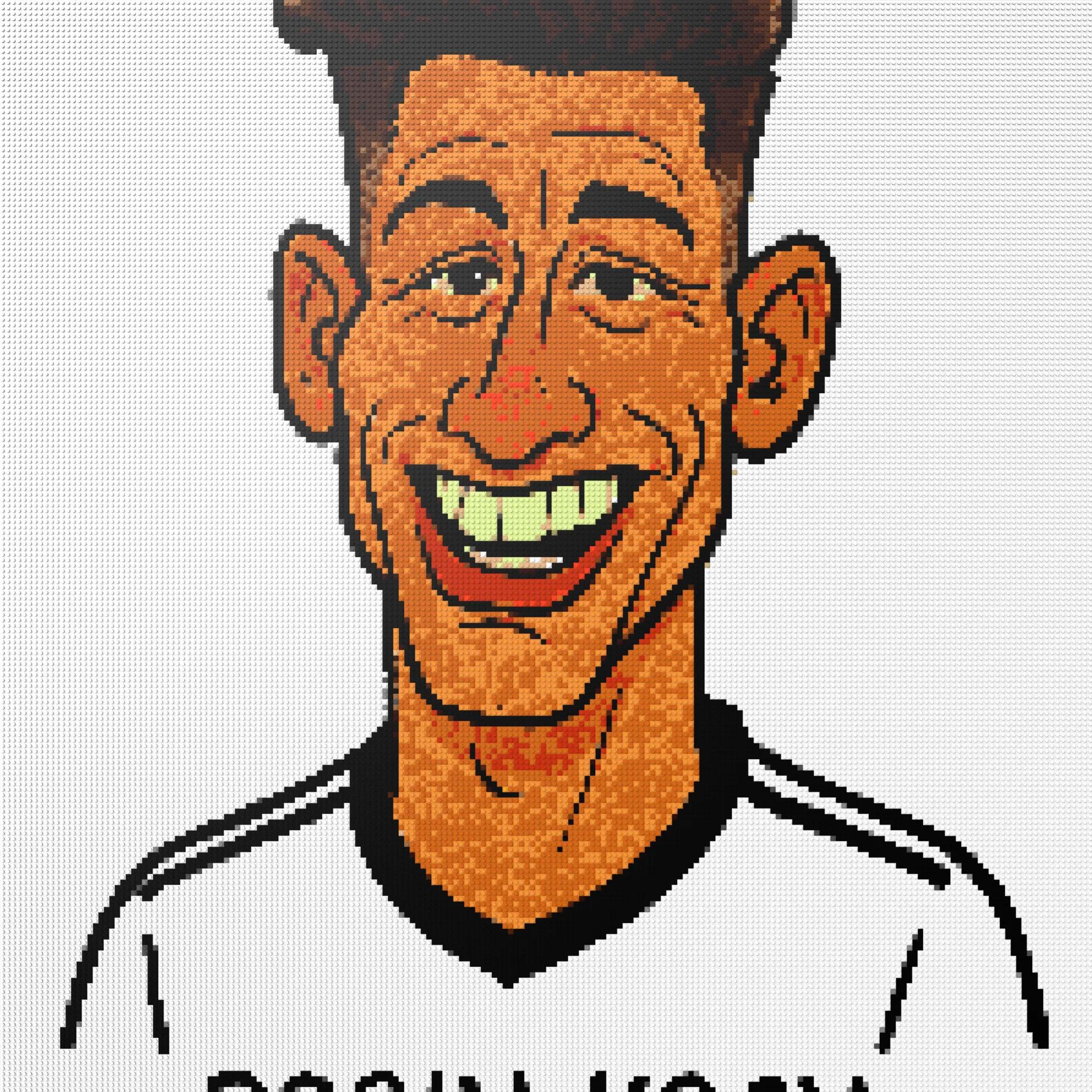 200*200studs, 160*160cm, 63*63inch