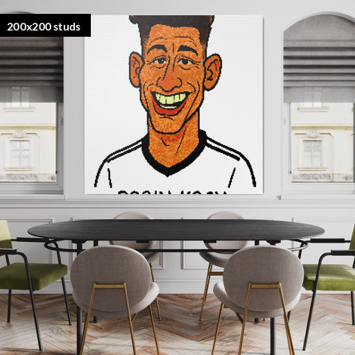 200*200studs, 160*160cm, 63*63inch