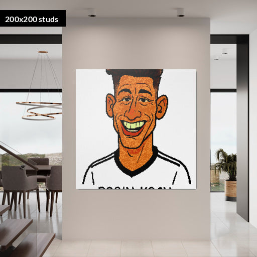 200*200studs, 160*160cm, 63*63inch