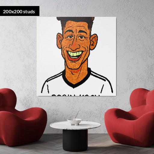 200*200studs, 160*160cm, 63*63inch