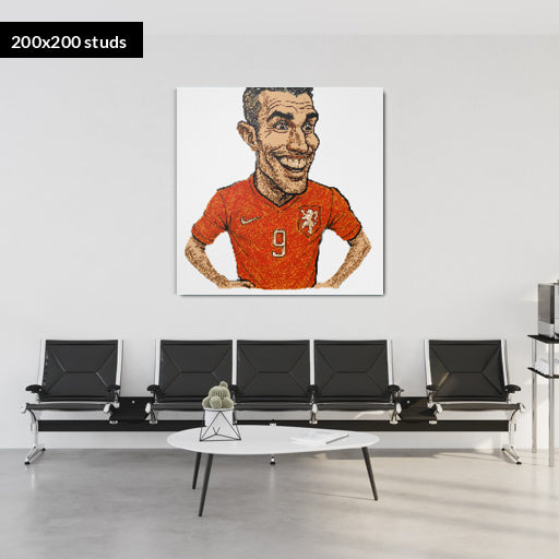 200*200studs, 160*160cm, 63*63inch