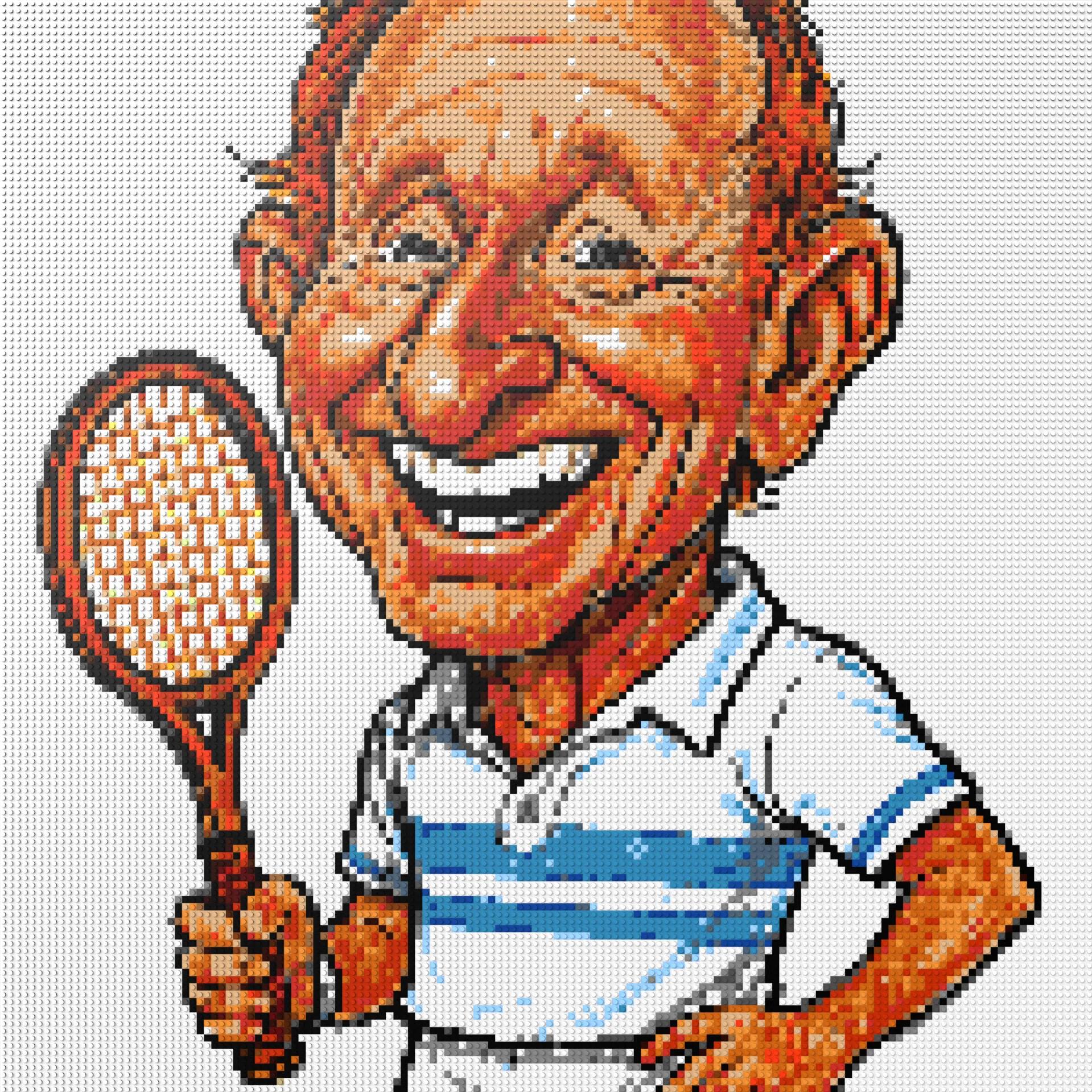 150*150studs, 120*120cm, 47,25*47,25inch