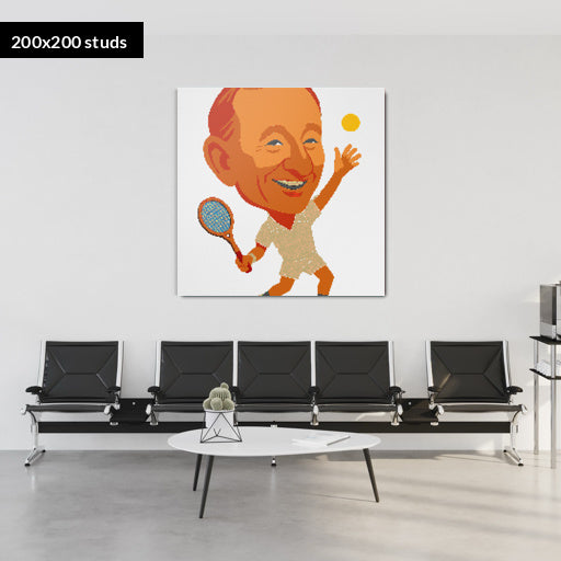 200*200studs, 160*160cm, 63*63inch