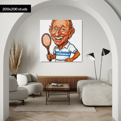 200*200studs, 160*160cm, 63*63inch