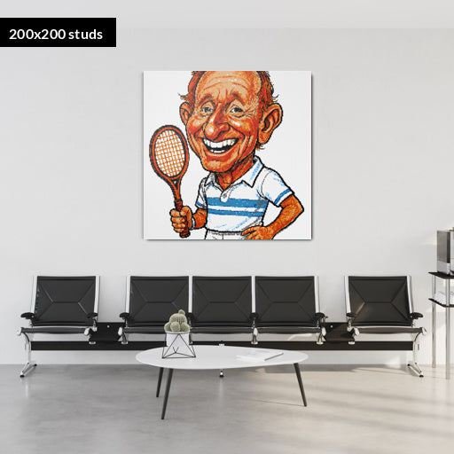 200*200studs, 160*160cm, 63*63inch