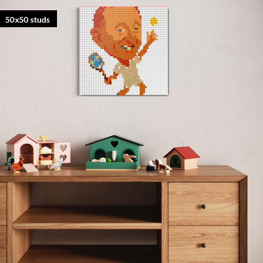 50*50studs, 40*40cm, 15,75*15,75inch
