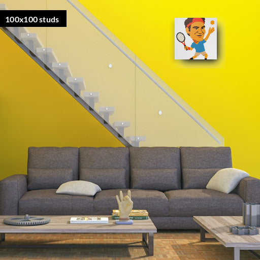 100*100studs, 80*80cm, 31,5*31,5inch