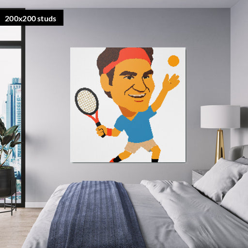 200*200studs, 160*160cm, 63*63inch