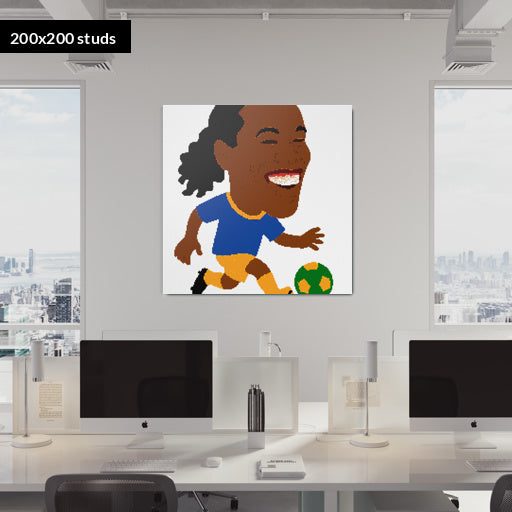 200*200studs, 160*160cm, 63*63inch